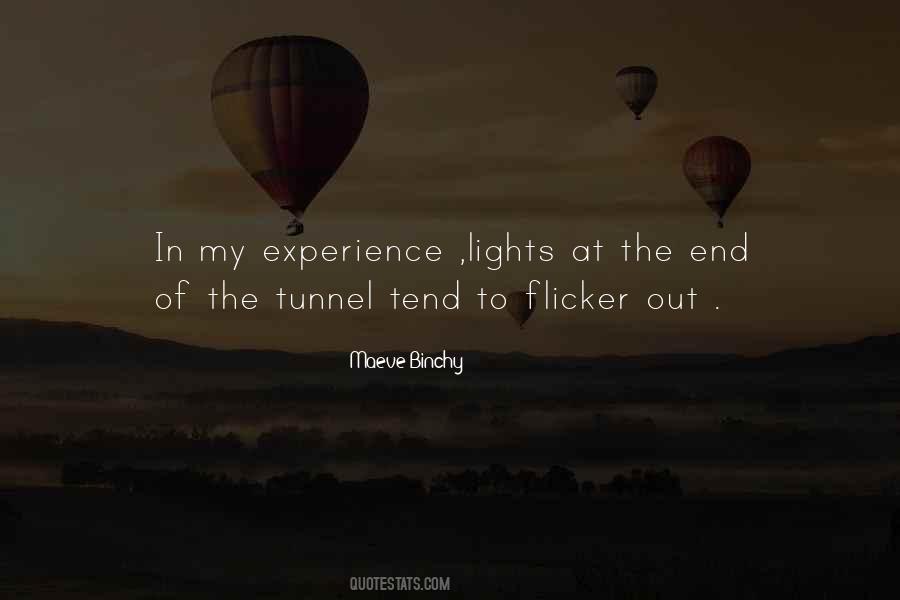 Quotes About The End Of The Tunnel #596386