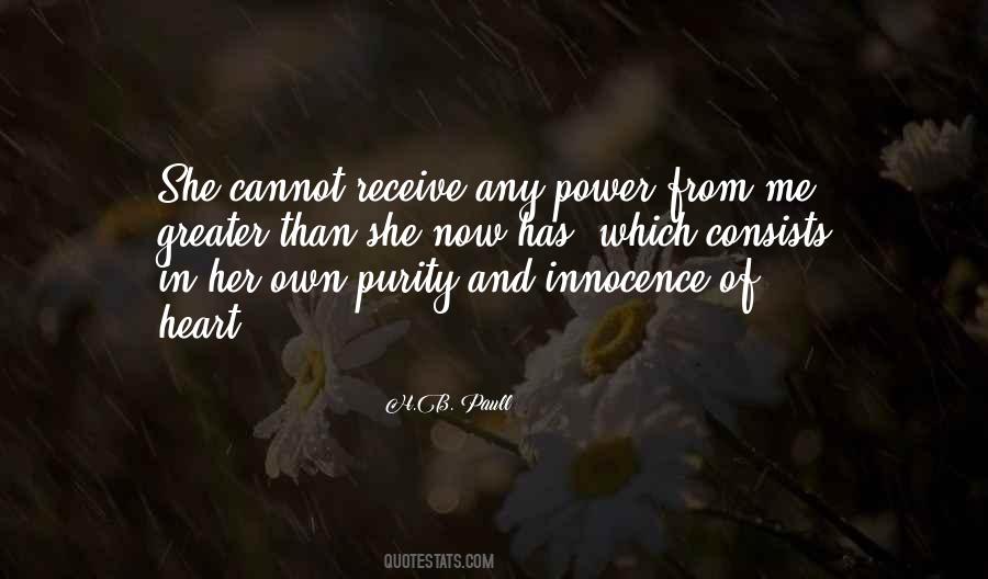 Quotes About Purity And Innocence #1780499