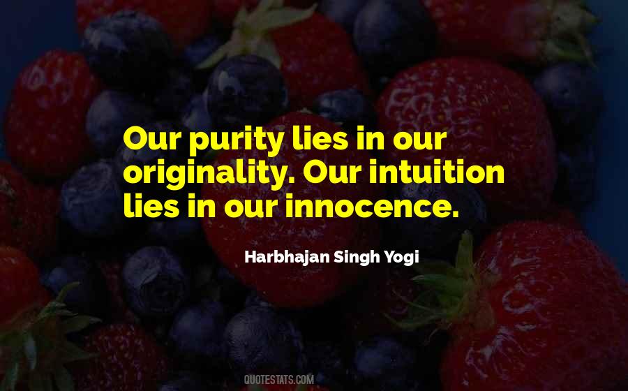 Quotes About Purity And Innocence #868188