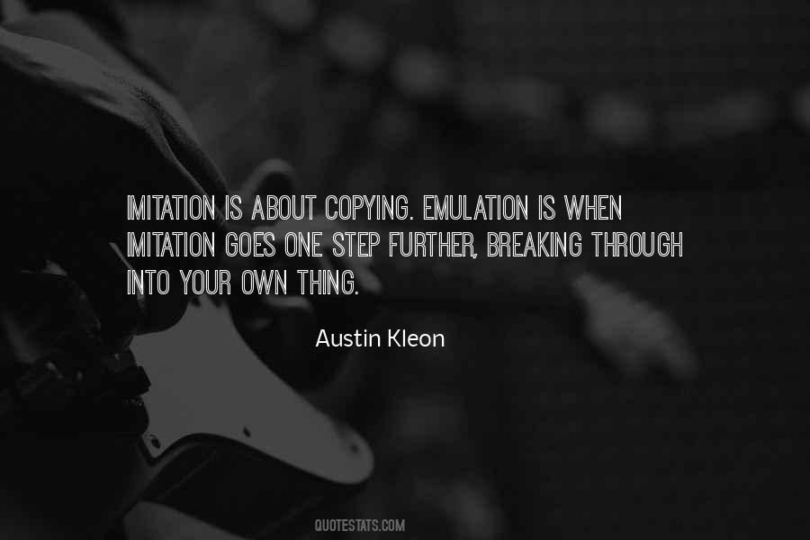 Quotes About Copying #468384