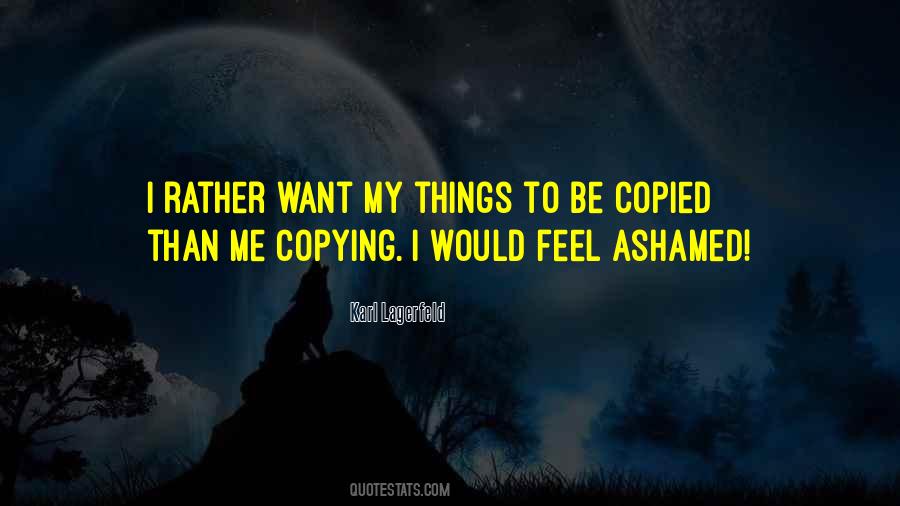 Quotes About Copying #651431