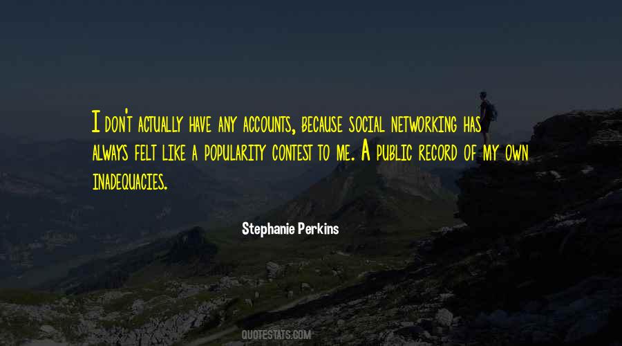 Quotes About Social Networking #205875