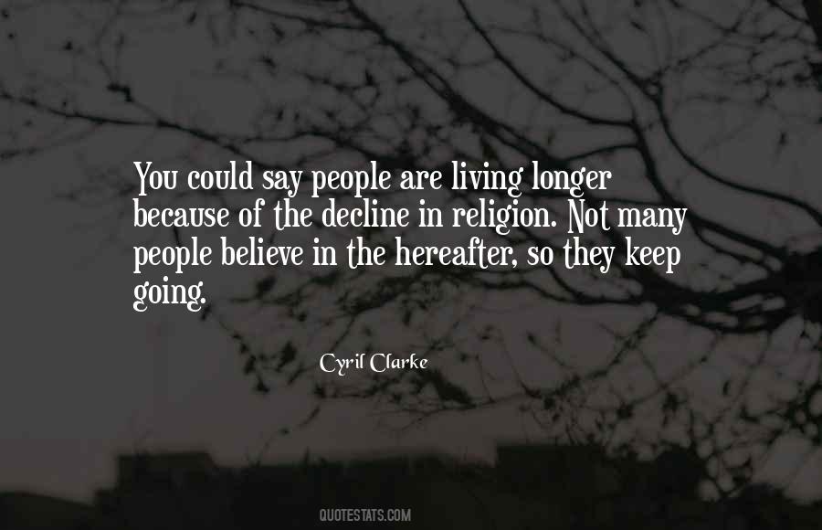 Decline Of Religion Quotes #1732126