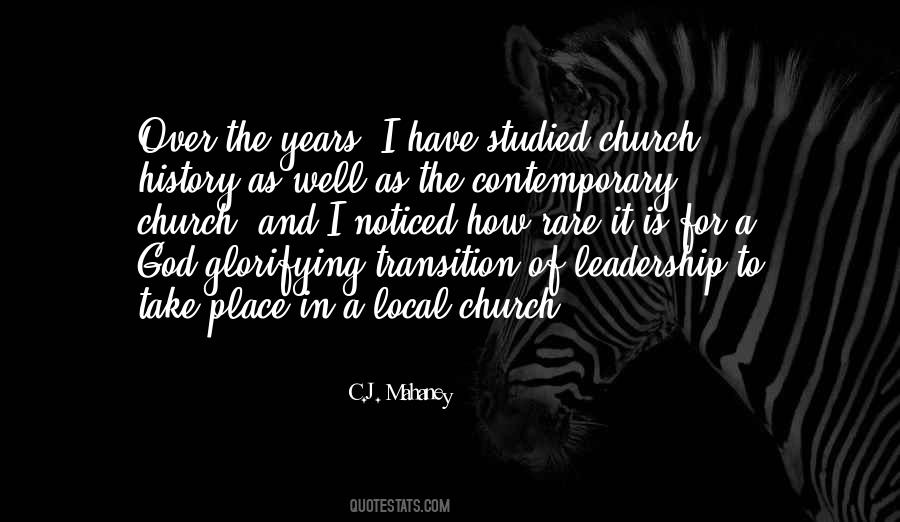 Quotes About Church Leadership #81966