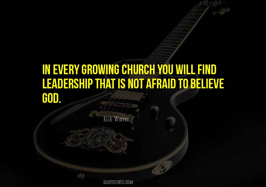 Quotes About Church Leadership #862307