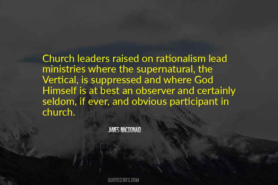 Quotes About Church Leadership #910009