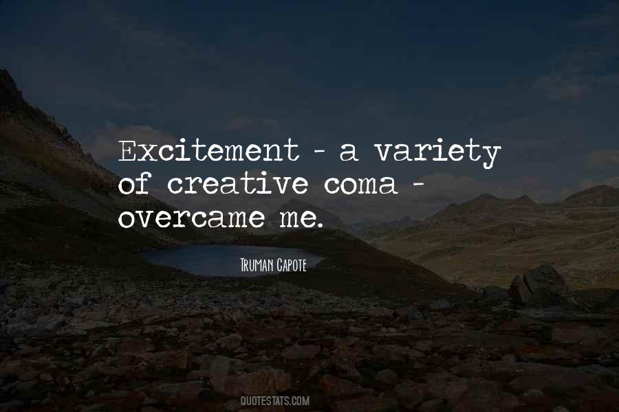 Quotes About Excitement #1739979