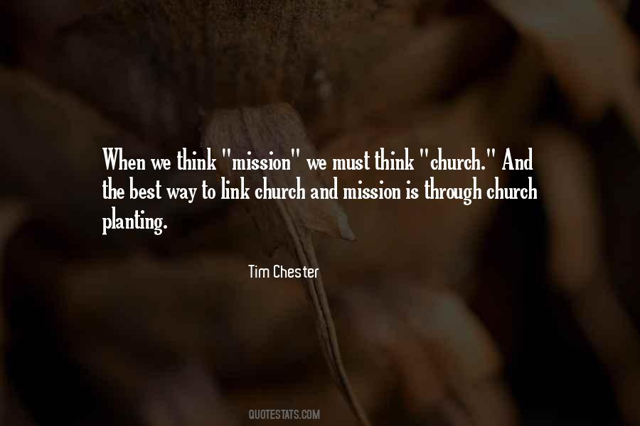 Quotes About Church Planting #1378424