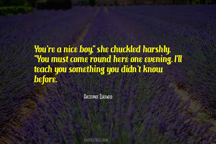 Know Before Quotes #1191591