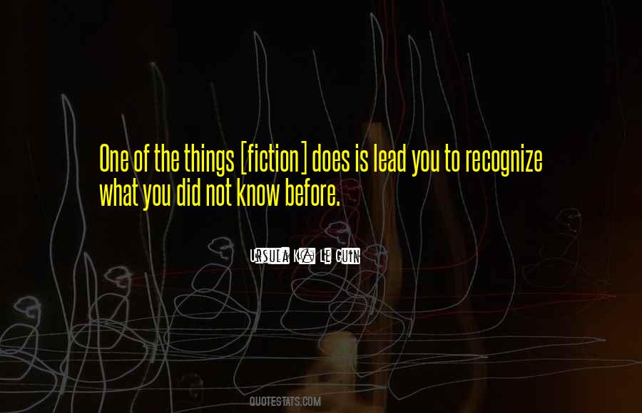 Know Before Quotes #263823
