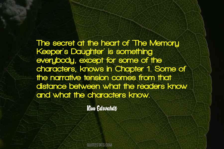 Memory Keeper Quotes #626470