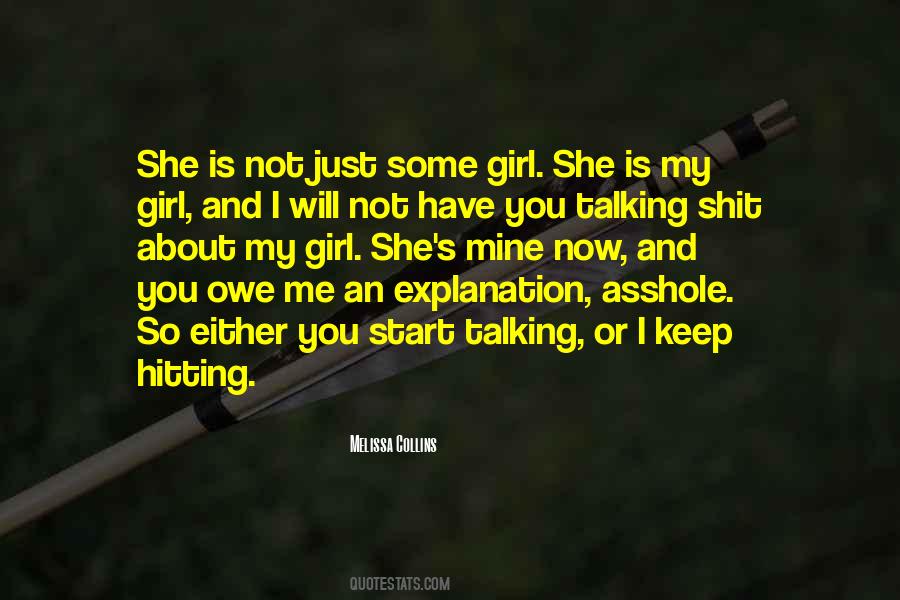 Quotes About Hitting A Girl #813508