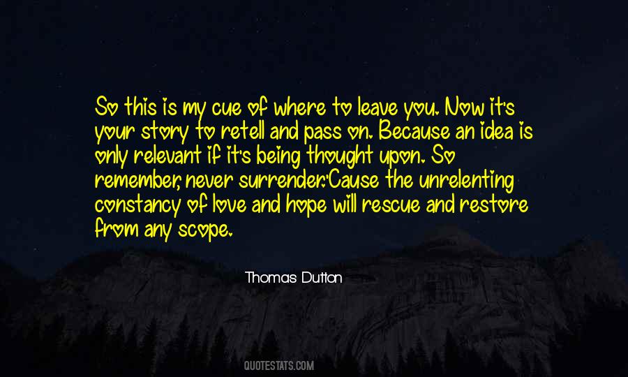 Quotes About Story #1867888