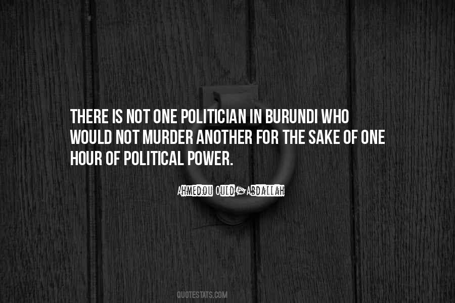 Quotes About Political Power #1357000