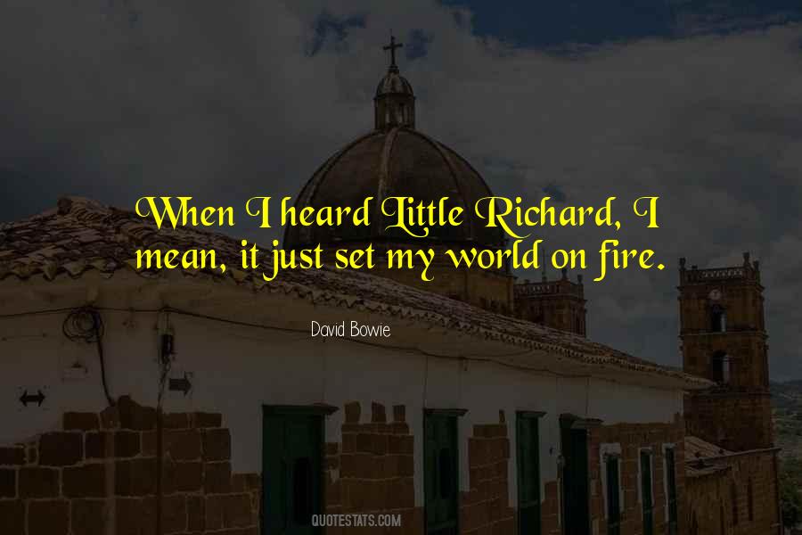 Bowie On Bowie Quotes #1096112