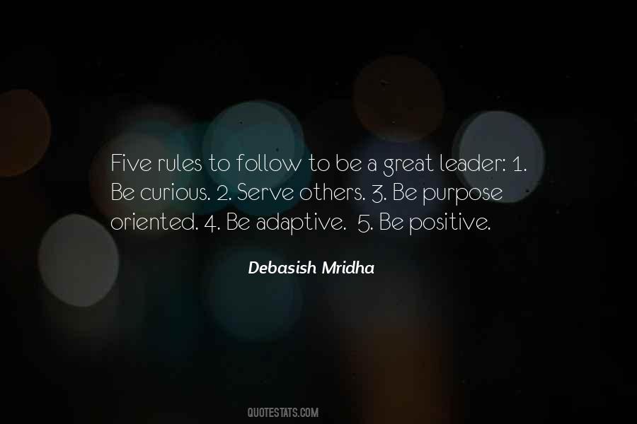 Quotes About Positive Leadership #1012397