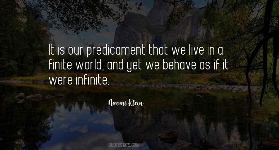 Quotes About Predicament #1367979