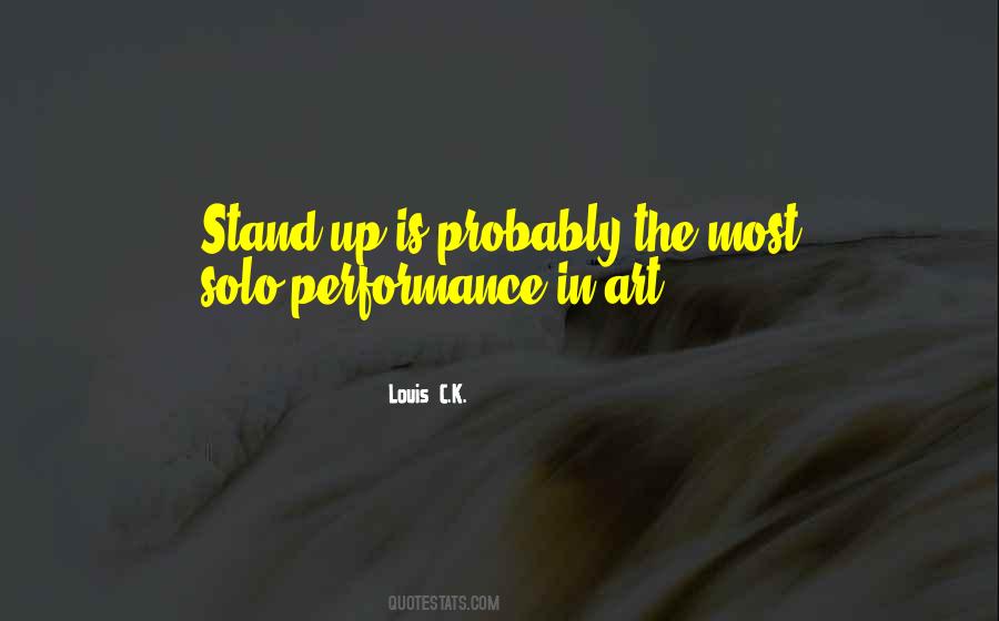 Quotes About Performance Art #1030148