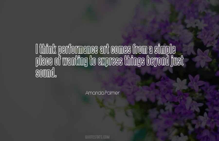 Quotes About Performance Art #1065413