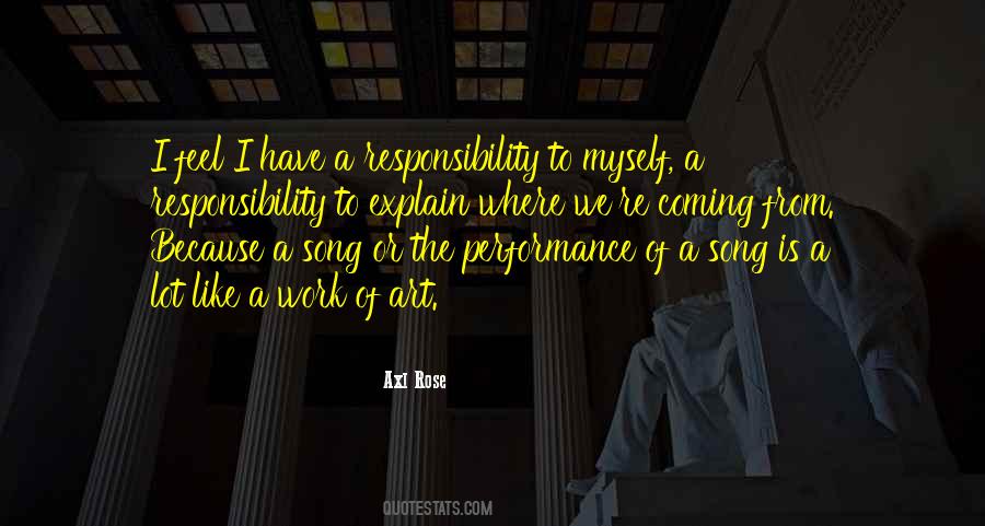 Quotes About Performance Art #1176198