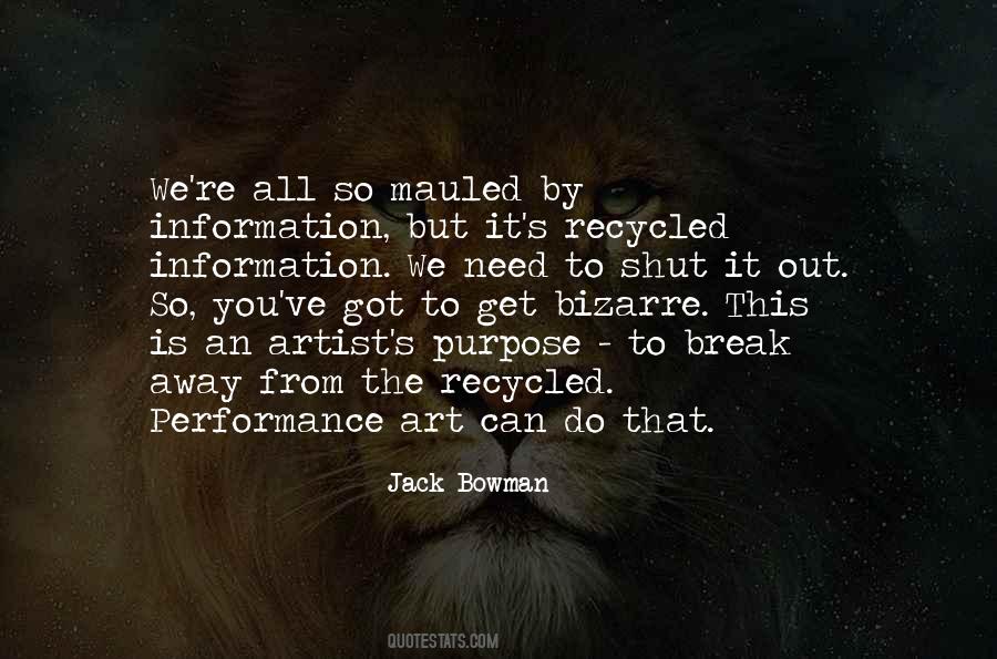 Quotes About Performance Art #1404111