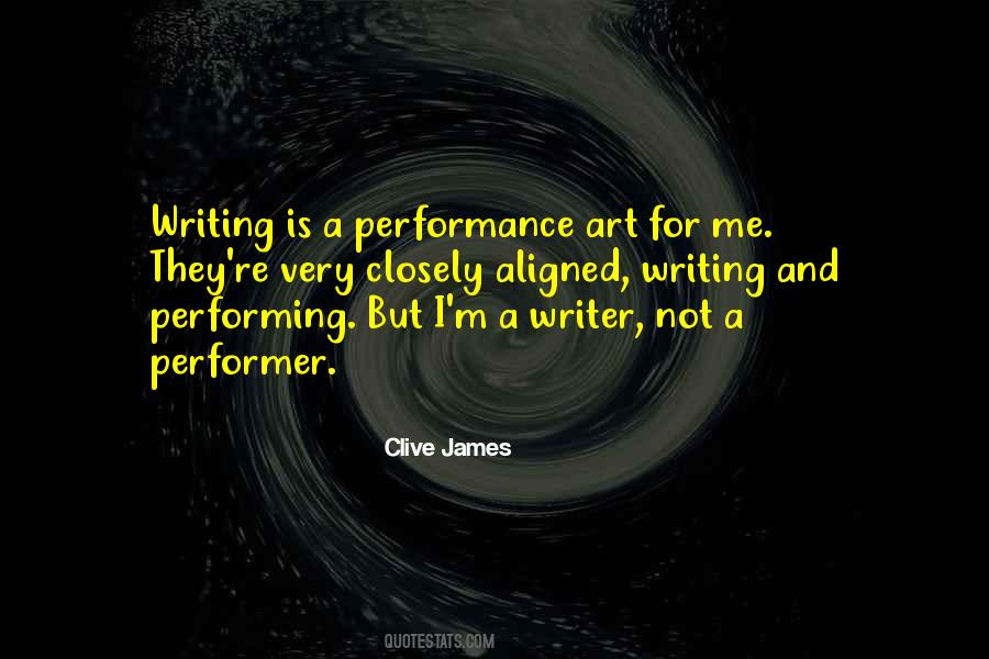 Quotes About Performance Art #47306