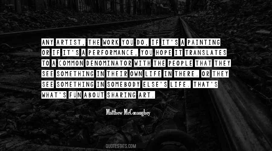 Quotes About Performance Art #841063