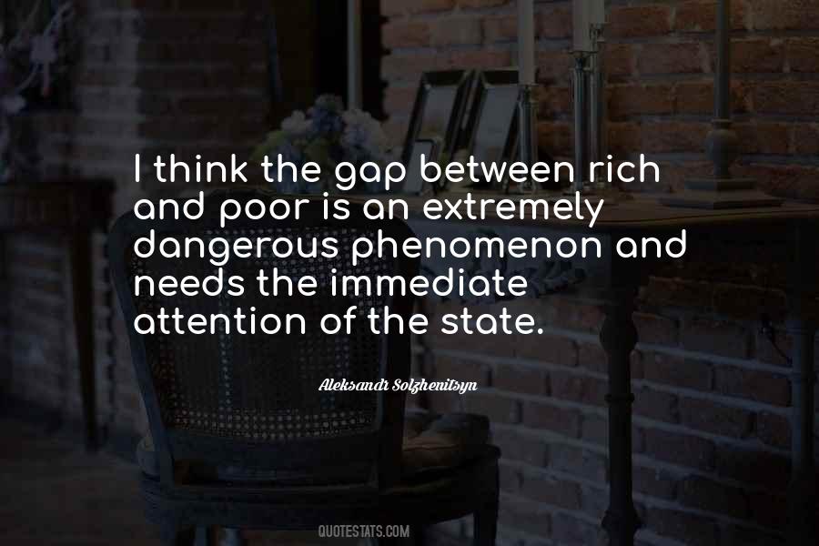 Quotes About Gap Between Rich And Poor #1340725