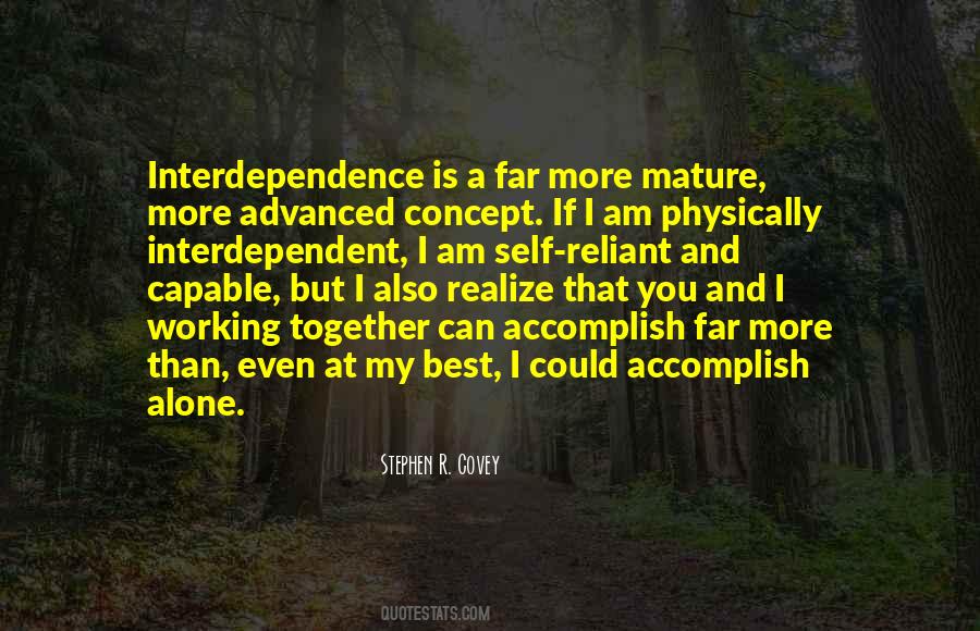 Quotes About Working Alone #1408121