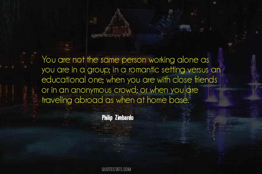 Quotes About Working Alone #1867809