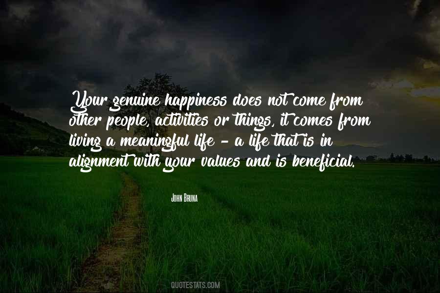 Quotes About Genuine Happiness #140652