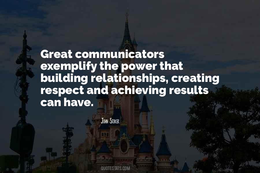 Quotes About Great Communicators #1003572