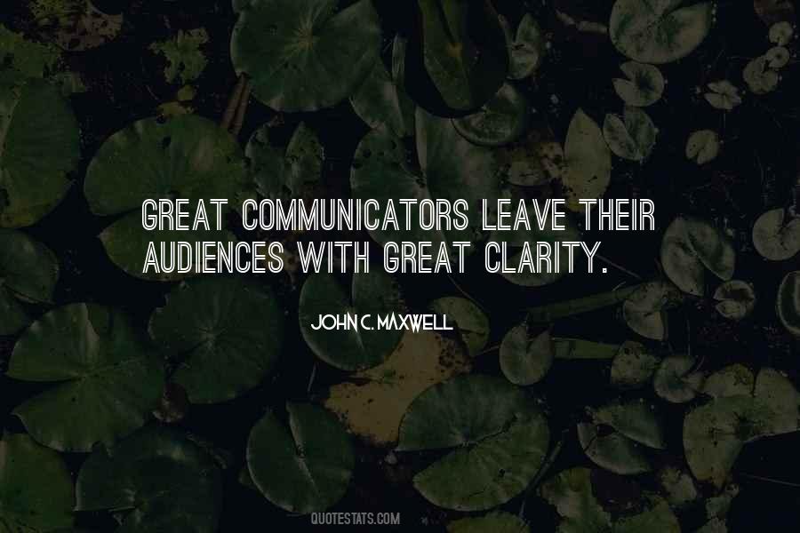 Quotes About Great Communicators #514944