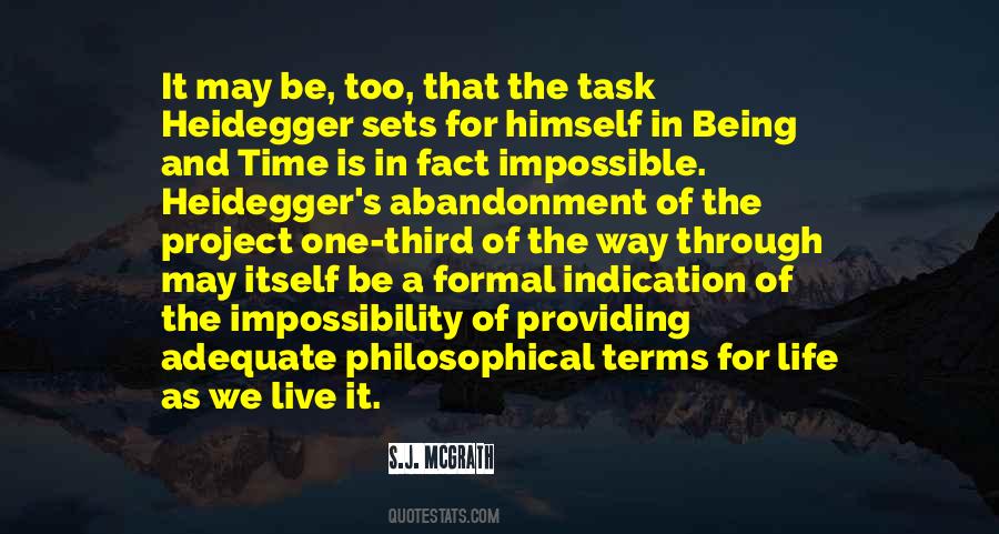 Quotes About Heidegger #600229