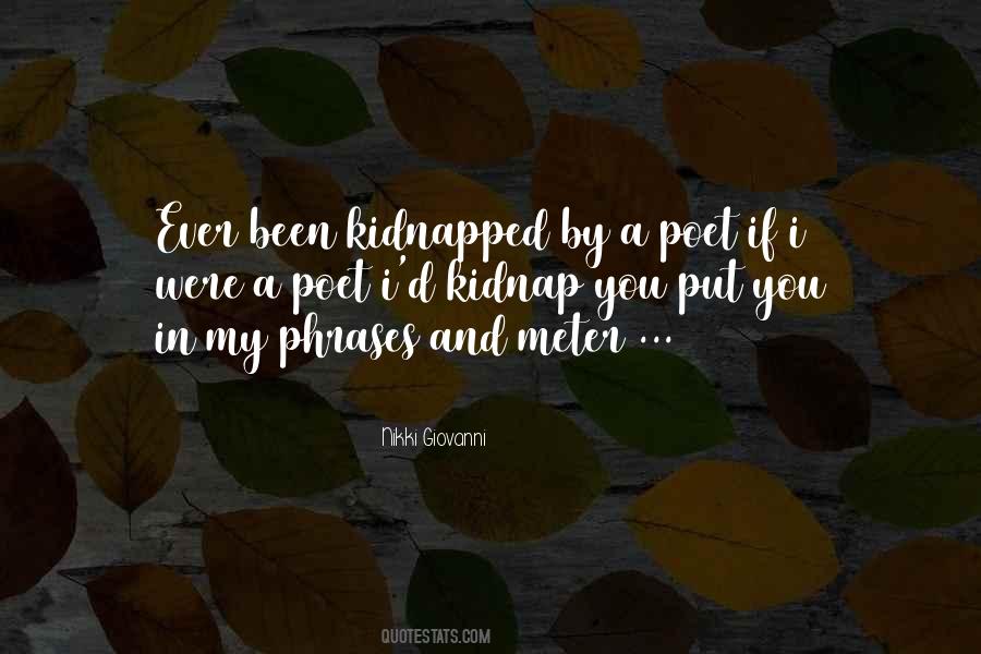 Quotes About Kidnapped #804833