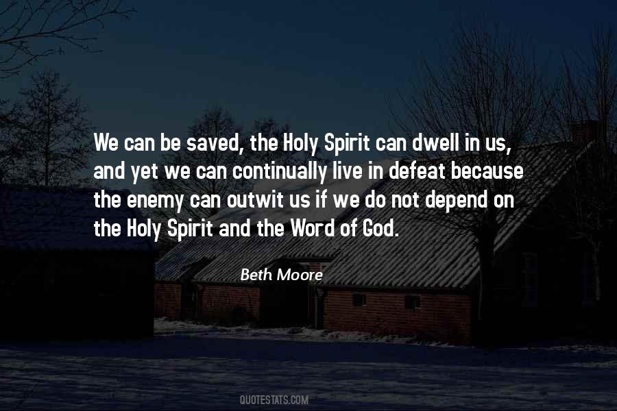 Holy Spirit Of God Quotes #362238