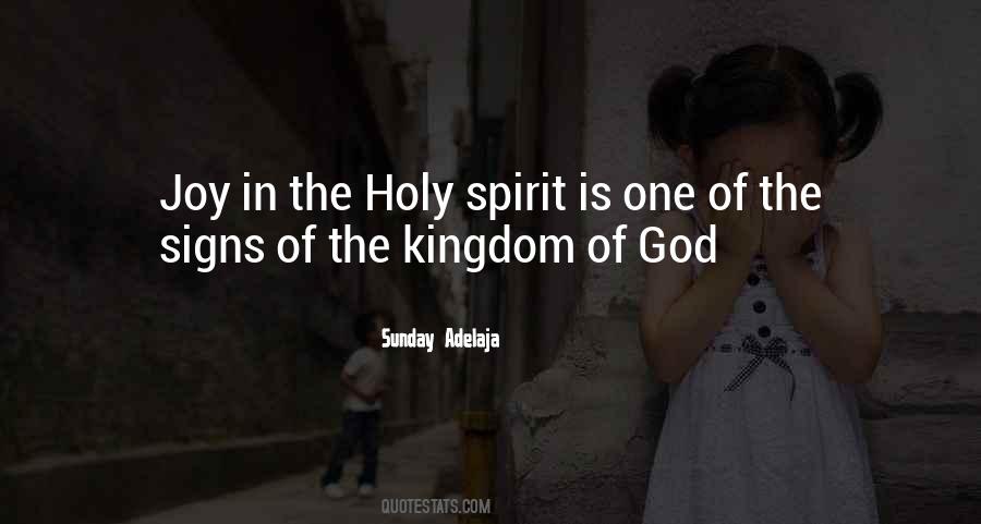 Holy Spirit Of God Quotes #78532