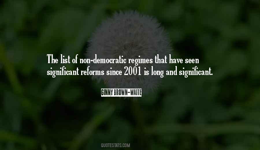Quotes About Regimes #955053