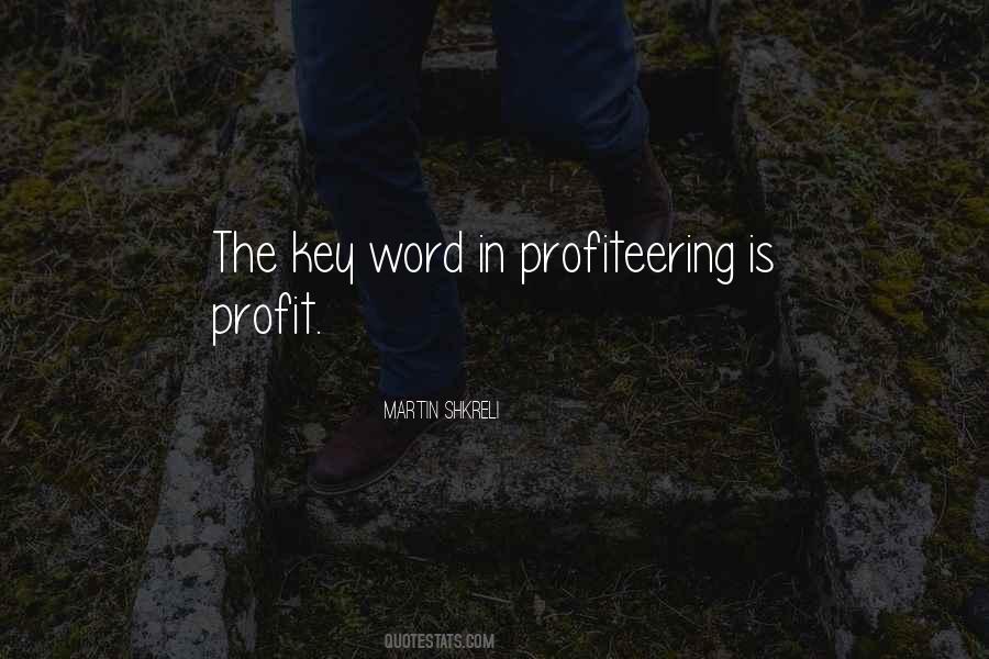 Quotes About Profit #1873521