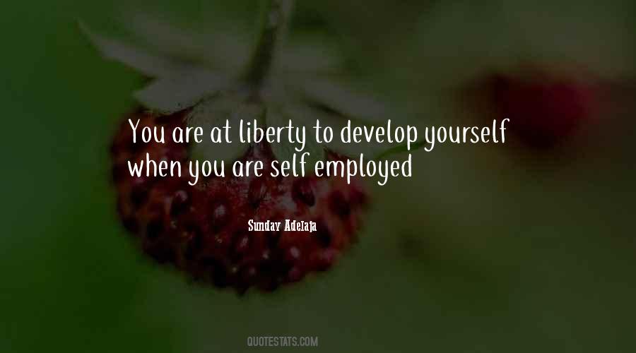 Quotes About Self Employment #1601294