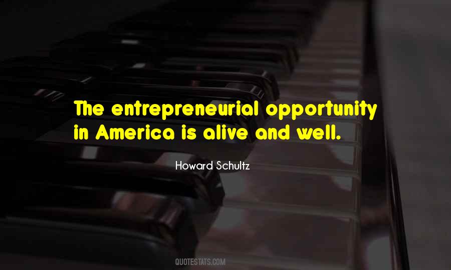 Quotes About Opportunity In America #1681256
