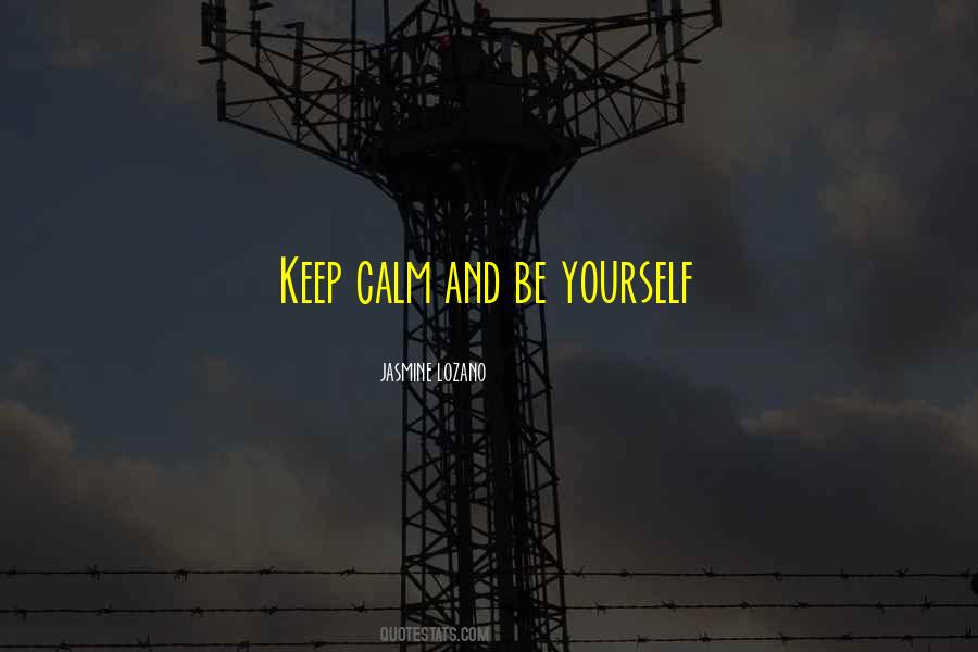 Calm But Quotes #205757