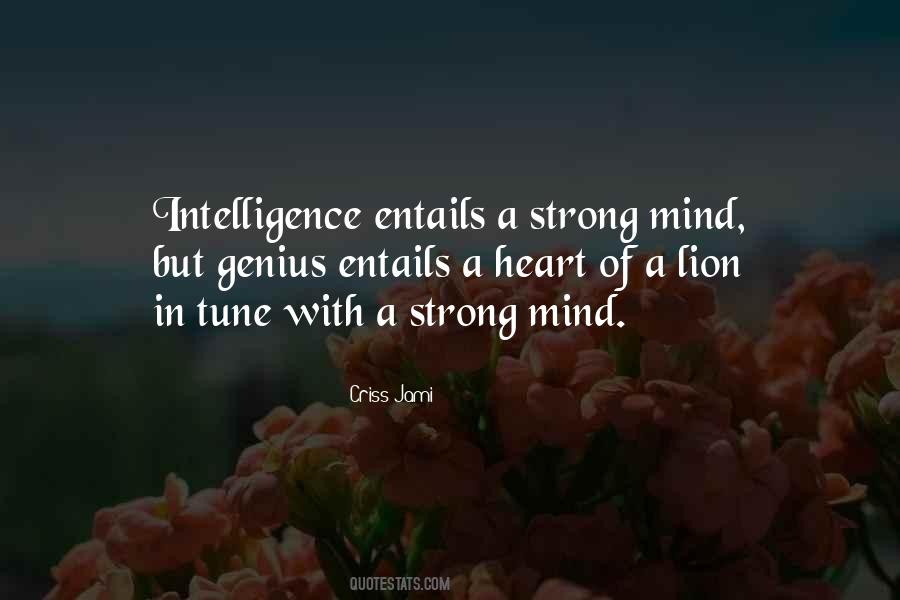 Quotes About Intelligence Over Strength #27089