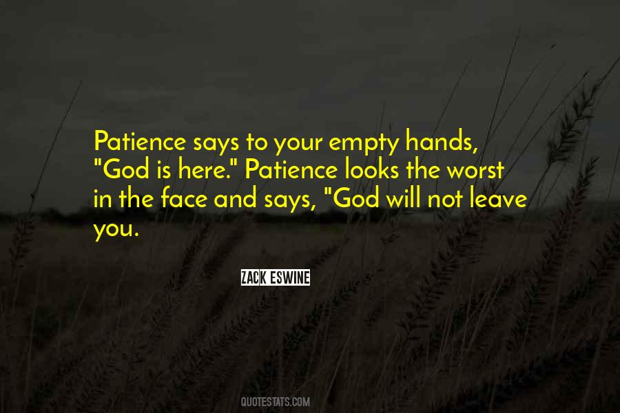 Quotes About Patience And God #676137