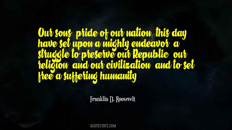 Religion Of Humanity Quotes #1140095