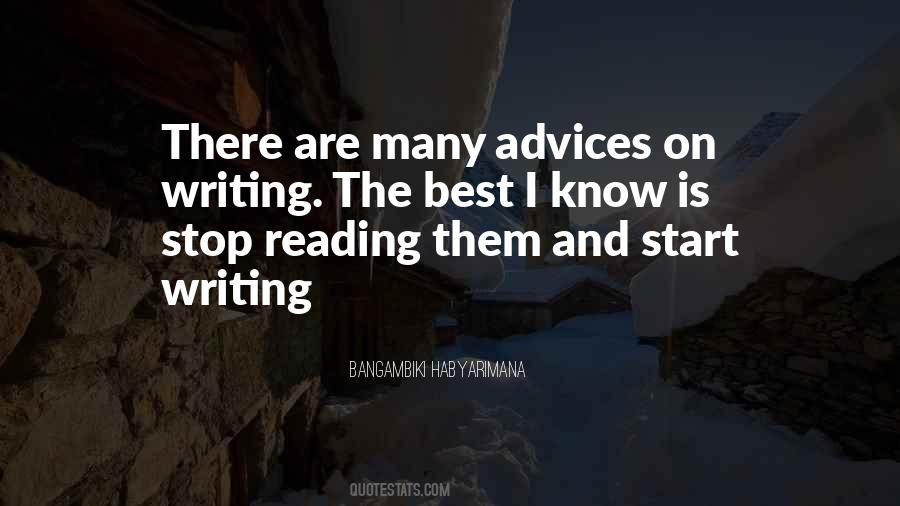 Quotes About Advices #1420357
