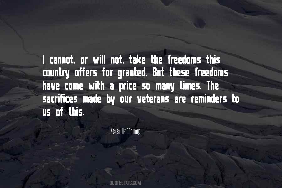 Our Veterans Quotes #1561103