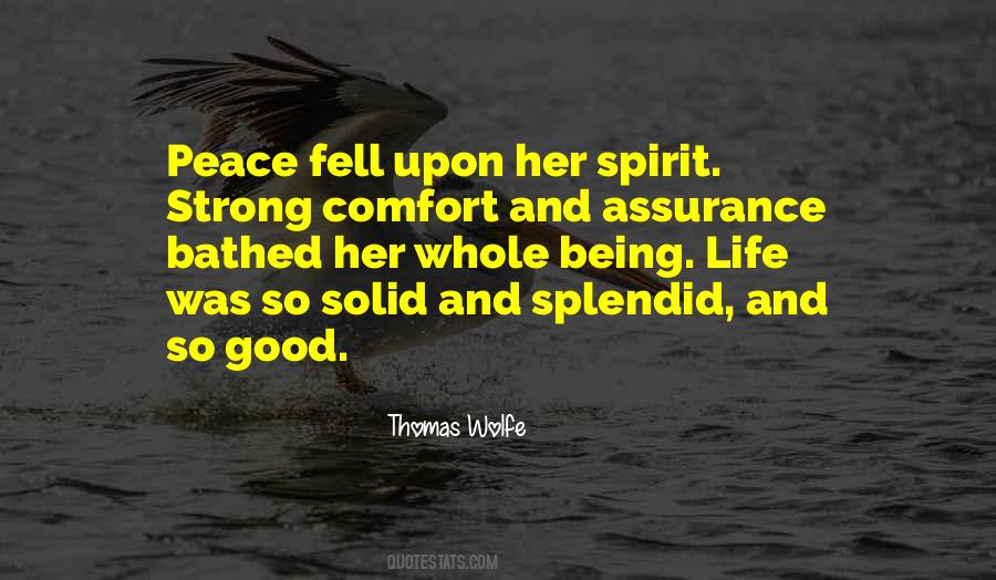 Quotes About Comfort And Peace #1151700