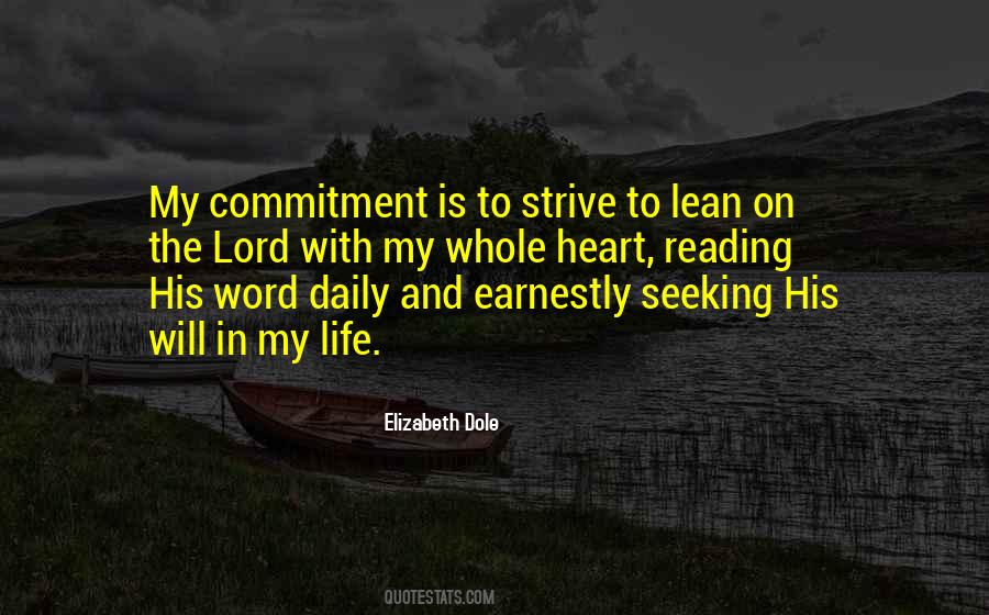 Daily Commitment Quotes #1871701