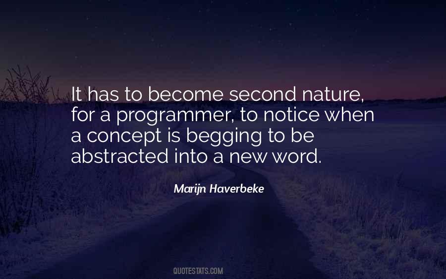 Second Nature Quotes #966775